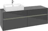 Villeroy & Boch Waschtischunterschrank Collaro C135 B0 1600 mm Glossy White mit LED-Beleuchtung