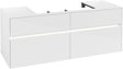 Villeroy & Boch Waschtischunterschrank Collaro C088B0 1400 mm Glossy White mit LED-Beleuchtung