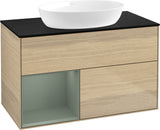 Villeroy & Boch Waschtischunterschrank Finion FA12G 1000 mm Glossy White Lacquer mit Beleuchtung