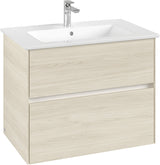 Villeroy & Boch Waschbeckenunterschrank Collaro C144 White Oak 761 mm mit SoftClosing