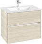 Villeroy & Boch Waschbeckenunterschrank Collaro C144 White Oak 761 mm mit SoftClosing
