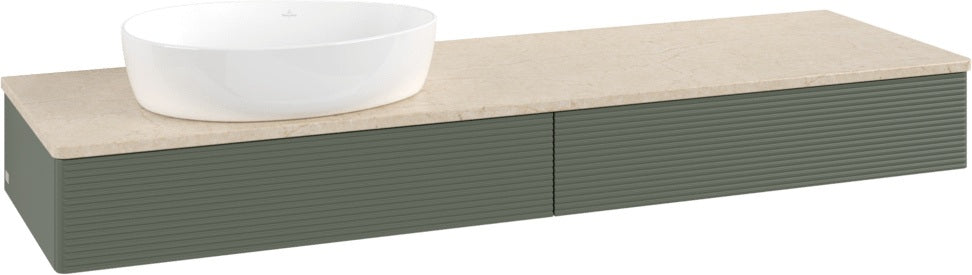 Villeroy & Boch Waschtischunterschrank Antao K15113 1600x190x500mm Anthracite Matt Lacquer