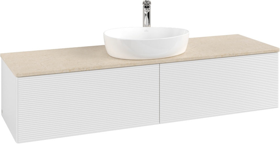 Villeroy & Boch Waschtischunterschrank Antao K36153 1600 mm Glossy White Lacquer mit SoftClosing