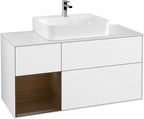 weiß / Mitteldichte Faserplatte (MDF) / G161G N 1200x603x501mm Glossy White