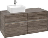 Villeroy & Boch Waschtischunterschrank Collaro 1200 mm Stone Oak mit LED-Beleuchtung und 4 Auszügen