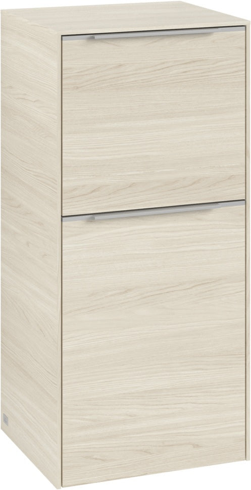 Villeroy & Boch Seitenschrank Subway 3.0 C59500 White Oak 400 mm – Wandmontage, Soft-Close