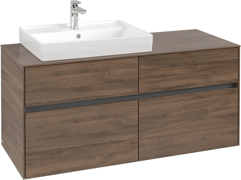 Villeroy & Boch Waschbeckenunterschrank Collaro C082 1200 mm Arizona Oak mit 4 Auszügen
