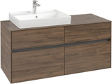 Villeroy & Boch Waschbeckenunterschrank Collaro C082 1200 mm Arizona Oak mit 4 Auszügen