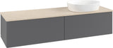 Villeroy & Boch Antao Waschbeckenunterschrank 1600 mm Anthrazit Matt mit 2 Auszügen