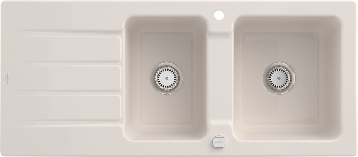 Villeroy & Boch Einbauspüle Architectura 80 338001R1 Weiß Alpin CeramicPlus 1160x510 mm