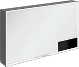 Villeroy & Boch Spiegelschrank My View+ B48110 1000 mm Graphite mit LED-Beleuchtung und SoftClosing