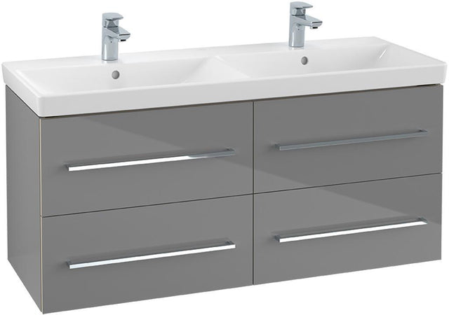 Villeroy & Boch MODERN Möbelset 120 cm mit Lichtspiegel Arizona Oak – 4 Auszüge, CeramicPlus