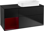schwarz / Waschtischunterbau / G682H B