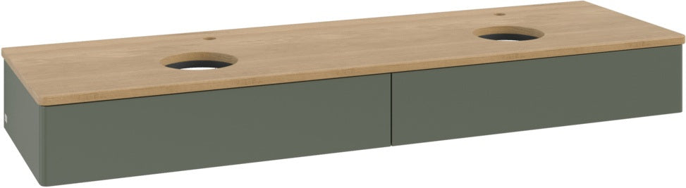 Villeroy & Boch Waschtischunterschrank Antao 1600 mm Anthrazit Matt mit 2 Auszügen