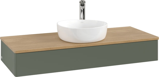 Villeroy & Boch Antao Waschtischunterschrank 1200 mm Leaf Green Matt – Push-to-Open & SoftClosing