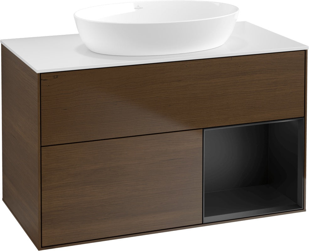 Villeroy & Boch Finion Waschtischunterschrank FA21GFGF 1000 mm Glossy White Lacquer