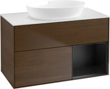 Villeroy & Boch Finion Waschtischunterschrank FA21GFGF 1000 mm Glossy White Lacquer