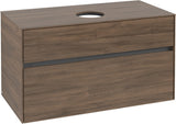Villeroy & Boch Waschtischunterschrank Collaro C038 Arizona Oak 1000 mm eckig mit SoftClosing
