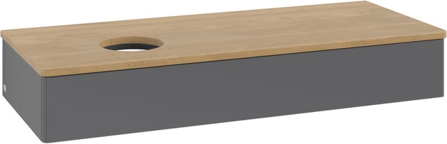 Villeroy & Boch Waschbeckenunterschrank Antao 1200 mm Anthrazit Matt mit Auszug