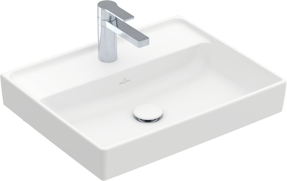 Villeroy & Boch Wandwaschbecken Collaro 550x440mm Stone White CeramicPlus