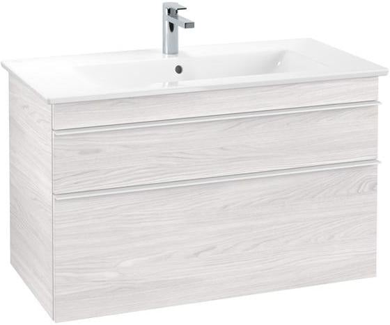 Villeroy & Boch Waschtischunterschrank VENTICELLO 953 mm Santana Oak mit 2 Auszügen und Glasabtrennungen