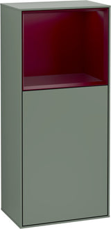 Villeroy & Boch Finion Seitenschrank G510GF, 418 mm, Glossy White Lacquer, mit Beleuchtung
