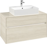 Villeroy & Boch Waschbeckenunterschrank Collaro C125 B0 1000 mm White Oak mit Beleuchtung