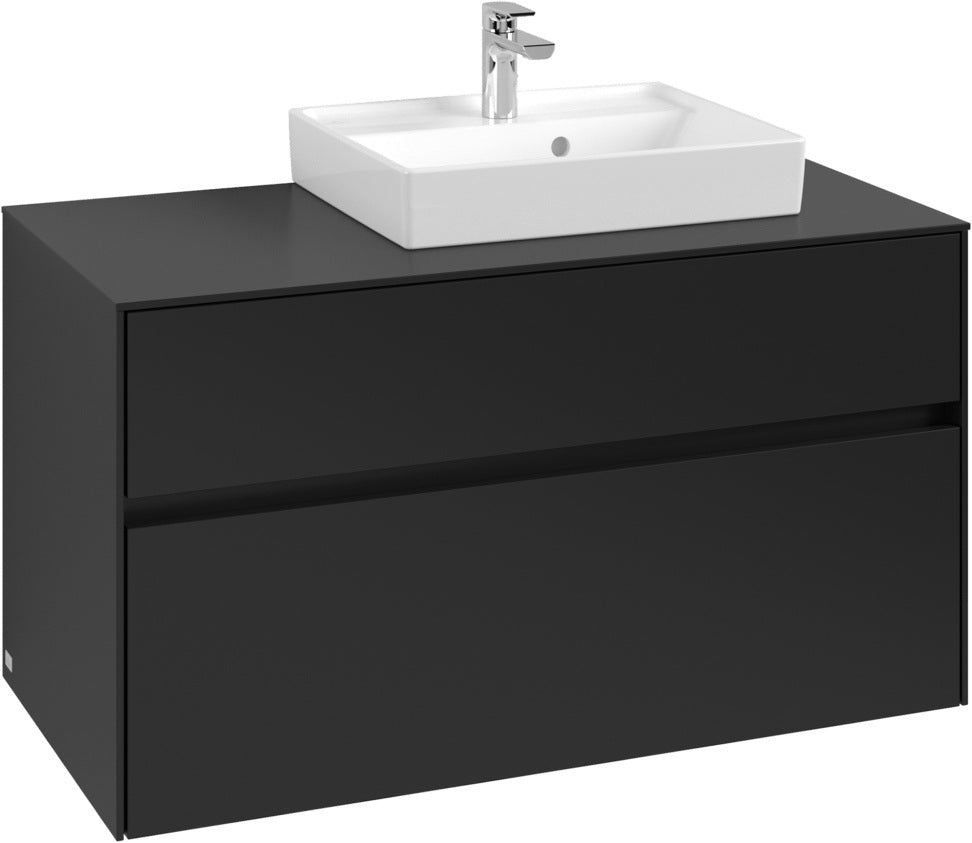 Villeroy & Boch Waschtischunterschrank Collaro C01500 Volcano Black 1000 mm