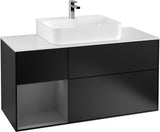 Villeroy & Boch Finion Waschtischunterschrank G161G 1200 mm Glossy White Lacquer mit LED-Beleuchtung