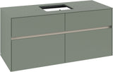 Villeroy & Boch Waschtischunterschrank Collaro C128 B0 1200 mm White Oak mit LED-Beleuchtung