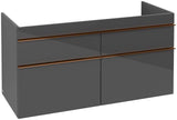 Villeroy & Boch VENTICELLO Waschtischunterschrank 1153 mm Santana Oak mit 4 Auszügen und Glasabtrennungen