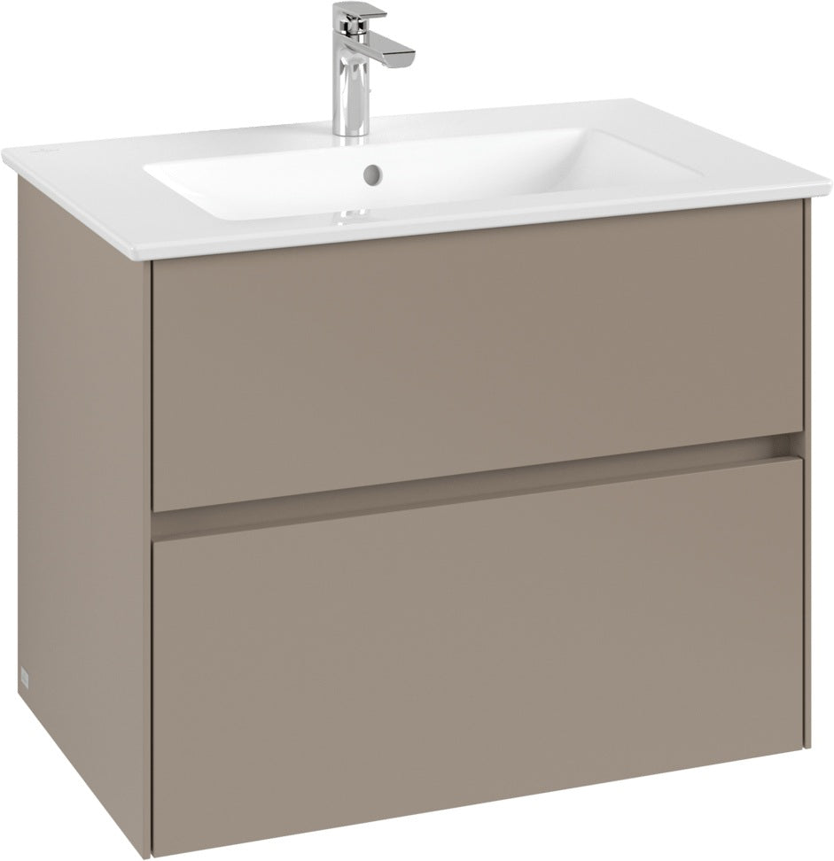 Villeroy & Boch Waschbeckenunterschrank Collaro C144 B0 761 mm White Oak mit LED-Beleuchtung