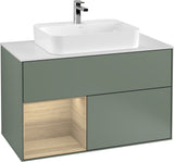 Villeroy & Boch Finion Waschtischunterschrank 1000 mm White Matt Lacquer mit LED-Beleuchtung