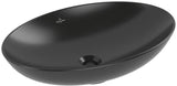 Villeroy & Boch Loop & Friends Aufsatzwaschbecken 560x380 mm Oval Ebony CeramicPlus