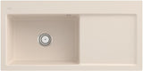 Villeroy & Boch Einbauspüle Subway 60 XL Flat 965x475mm ivory mit CeramicPlus