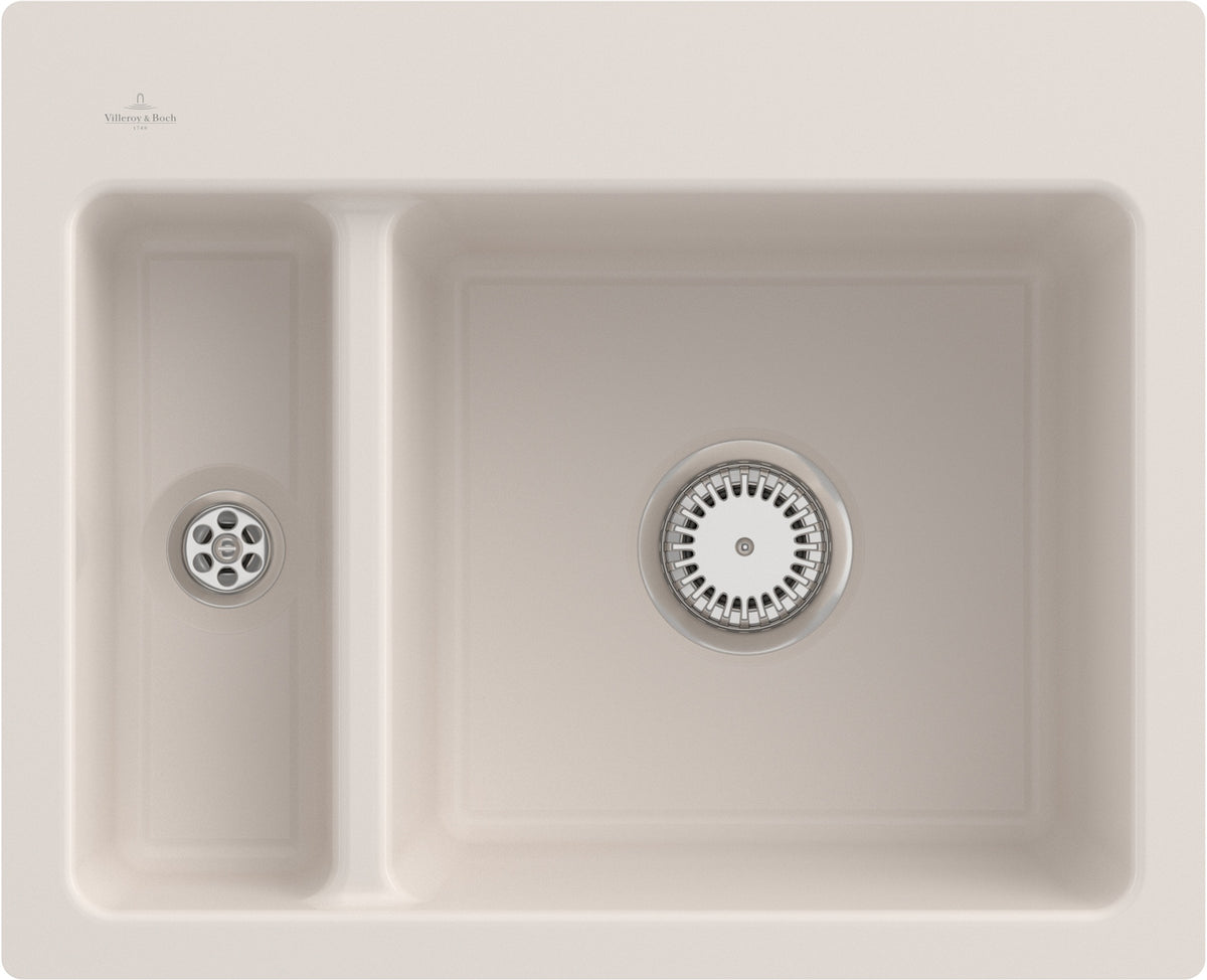Villeroy & Boch Subway 60 XM Flat Einbauspüle 585x475 mm Graphite CeramicPlus