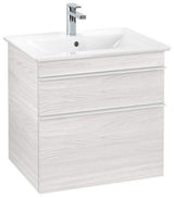 Villeroy & Boch VENTICELLO Waschtischunterschrank 603 mm Santana Oak mit 2 Auszügen und Glasabtrennungen