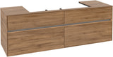 Villeroy & Boch Waschtischunterschrank Collaro C031 B0 1600 mm Kansas Oak mit LED-Beleuchtung