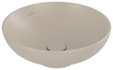 Villeroy & Boch Aufsatzwaschbecken Loop & Friends 4A4 420 mm rund Stone White CeramicPlus