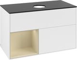 Villeroy & Boch Waschtischunterschrank Finion FA12G 1000 mm Glossy White Lacquer mit Beleuchtung