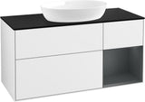 Villeroy & Boch Finion Waschtischunterschrank FA72GFGF 1200 mm Glossy White Lacquer mit LED-Beleuchtung