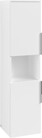 Villeroy & Boch Architectura Hochschrank B89700, 350 x 1400 x 346 mm, White Matt, 2 Türen, SoftClosing