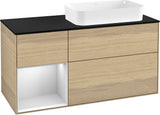 Villeroy & Boch Finion Waschtischunterschrank 120 cm Glossy White Lacquer mit Beleuchtung