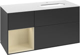 Villeroy & Boch Waschtischunterschrank Finion F271G 1200 mm Glossy White Lacquer mit Beleuchtung