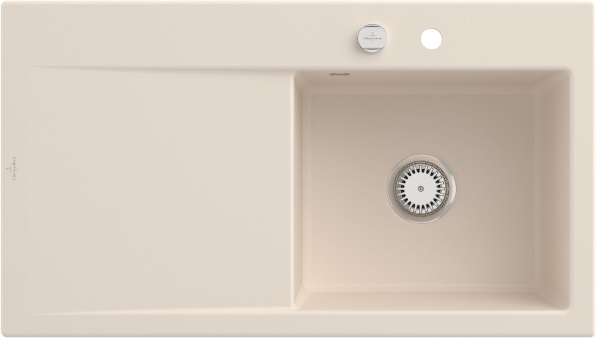 Villeroy & Boch Einbauspüle Subway Style 50 Weiß Alpin CeramicPlus 900 mm