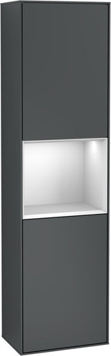 Villeroy & Boch Hochschrank Finion G460GF – Hochglanz Weiß, LED-Beleuchtung, SoftClose