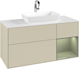 Villeroy & Boch Waschtischunterschrank Finion G831G 1200 mm Glossy White Lacquer mit Beleuchtung