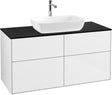 Villeroy & Boch Finion Waschtischunterschrank 1200 mm Glossy White Lacquer mit SoftClosing