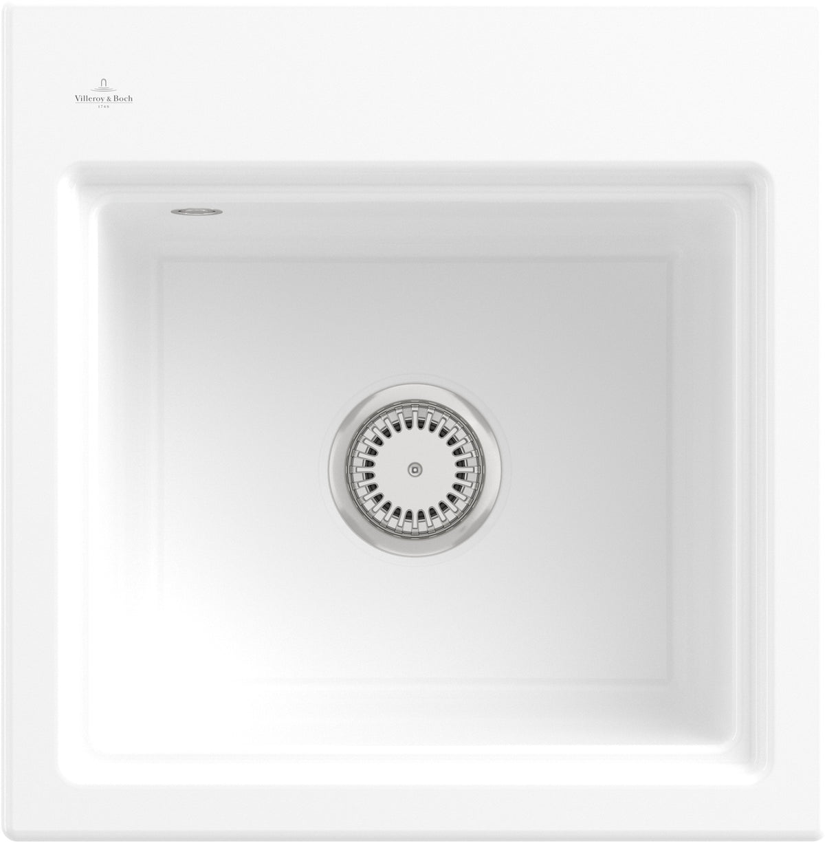 Villeroy & Boch Einbauspüle Subway Style 50 S Stone White CeramicPlus 500x510 mm