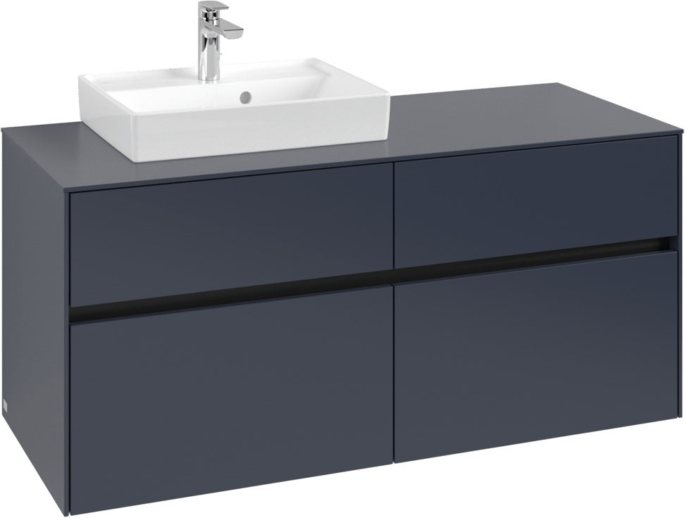 Villeroy & Boch Waschtischunterschrank Collaro C071 B0 1200 mm White Oak mit Beleuchtung